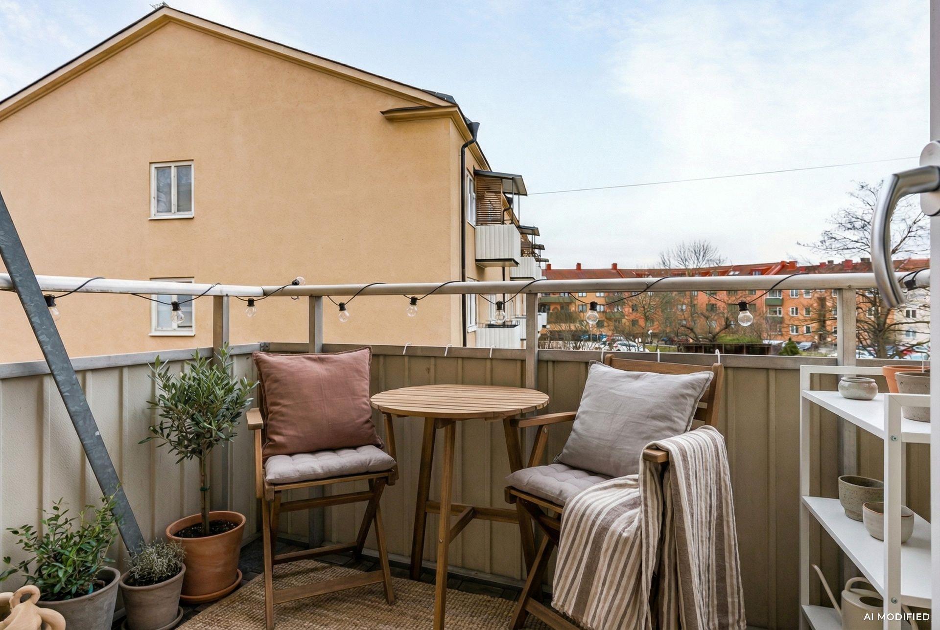 Dröm tvåa på Norr – balkong och låg avgift!