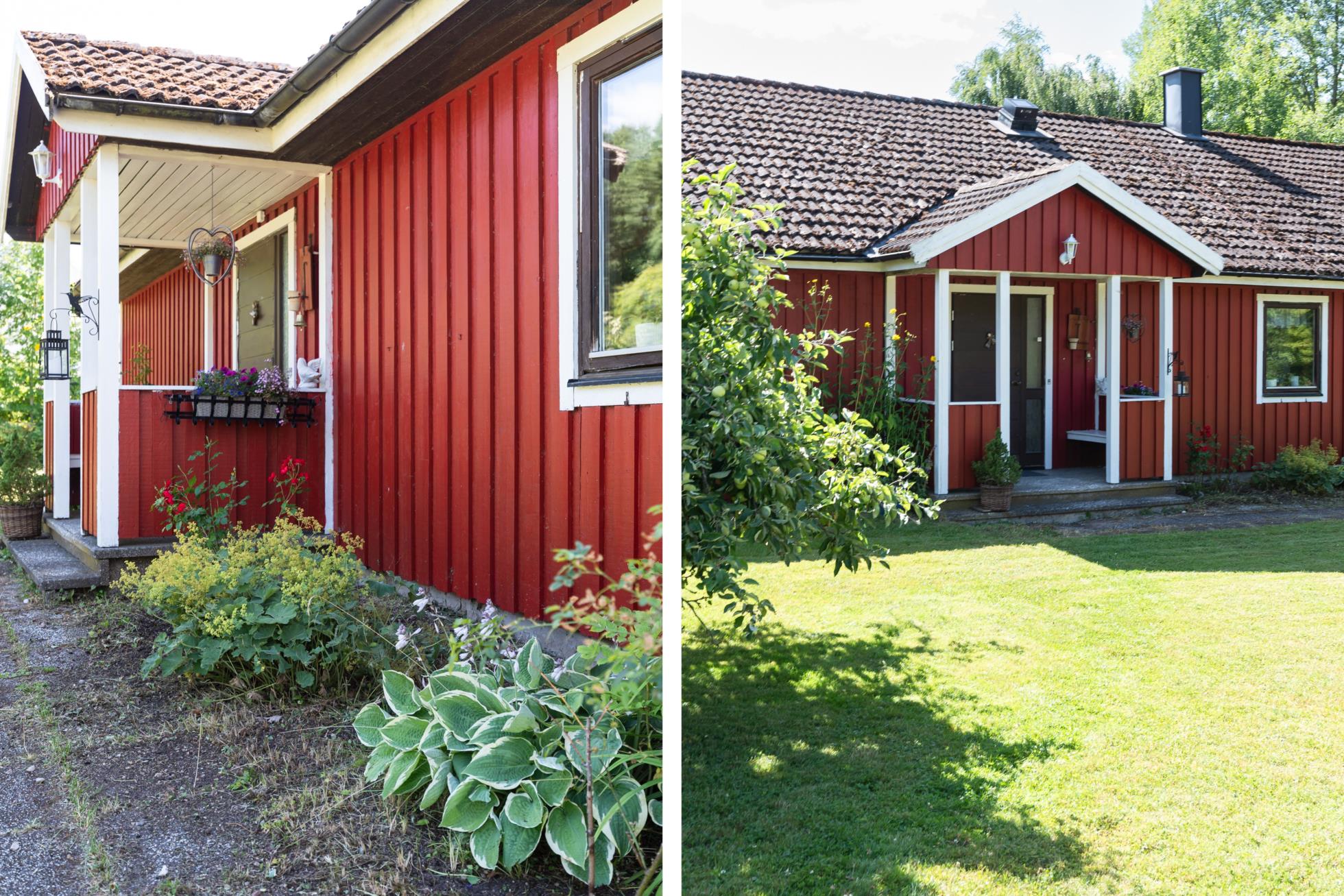 Ett trivsamt enplanshus med stora möjligheter i natursköna omgivningar.